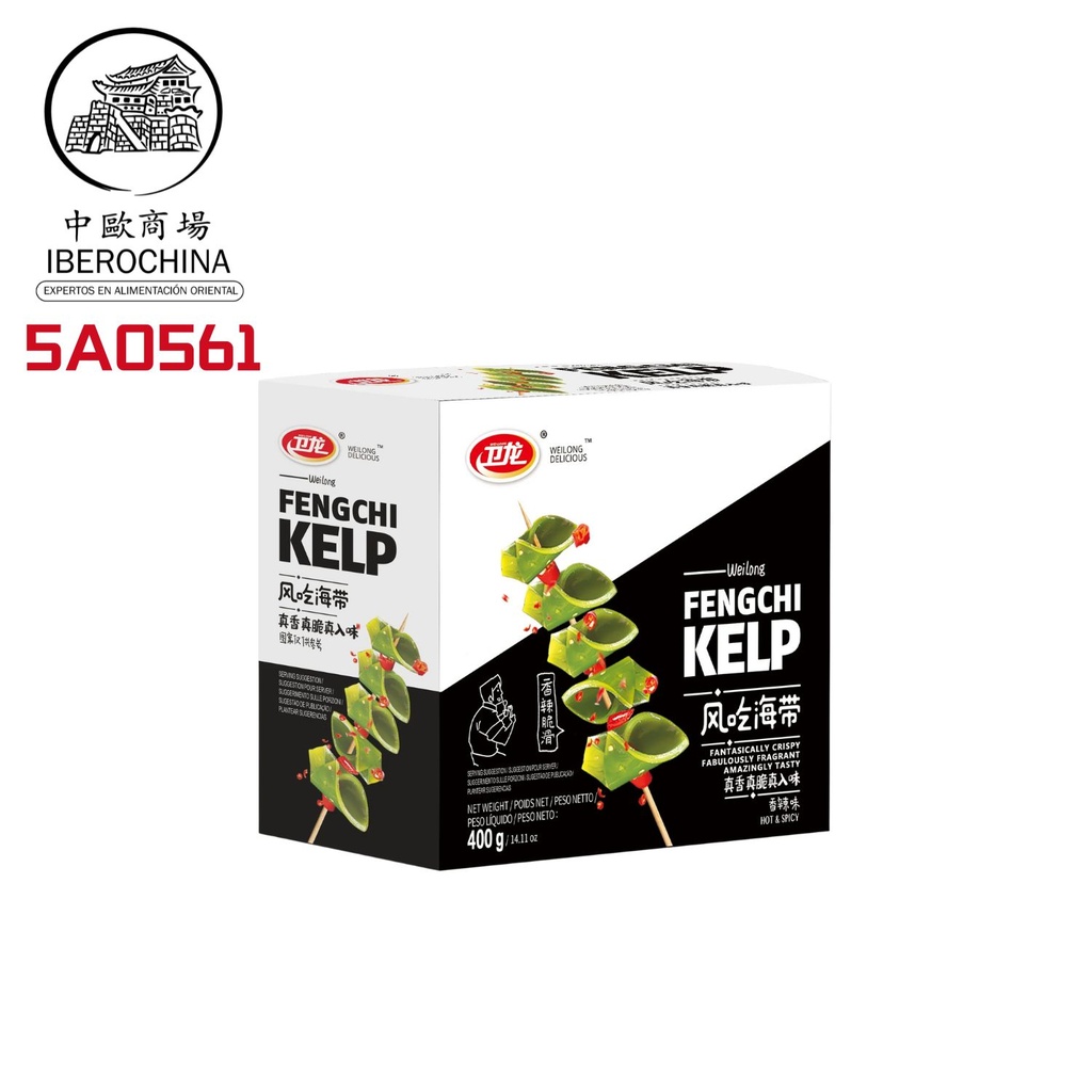 ALGA FENGCHI *WEILONG* 卫龙风吃海带 400G/18