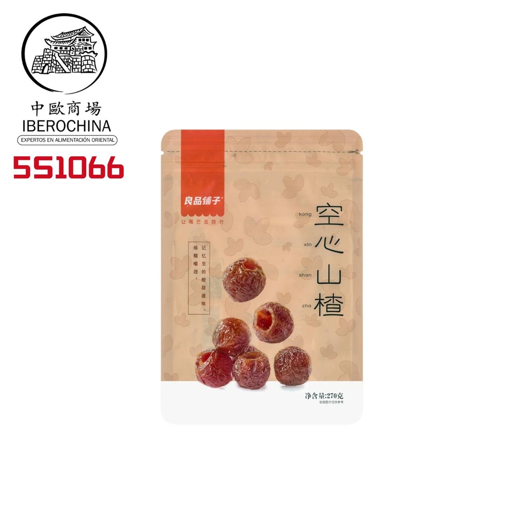 SHANZHA SIN SEMILLA *BESTORE* 良品铺子空心山楂 270G/30