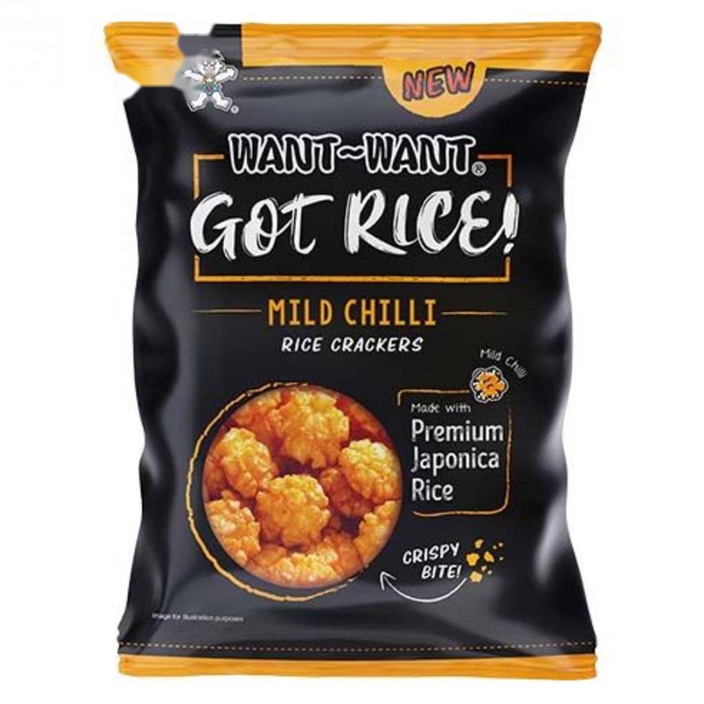 [501805/5B0918] BOLA DE ARROZ PICANTE *WANT WANT* 旺旺雪球辣味 85g/40