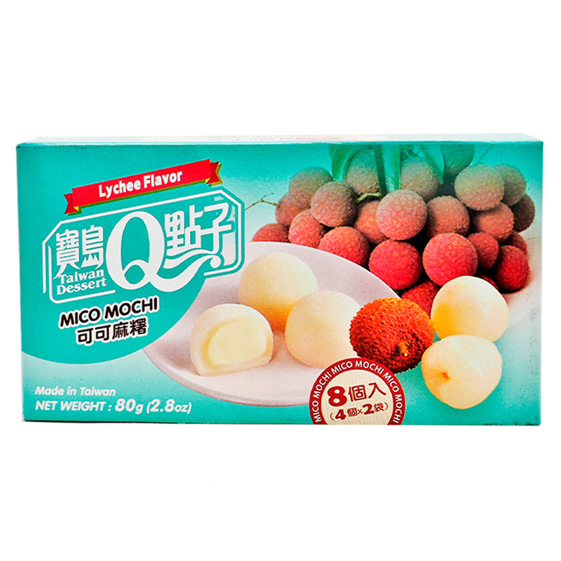 [502240/5M0200] MOCHI LICHI *宝岛Q点子* 荔枝麻糬 210g/24