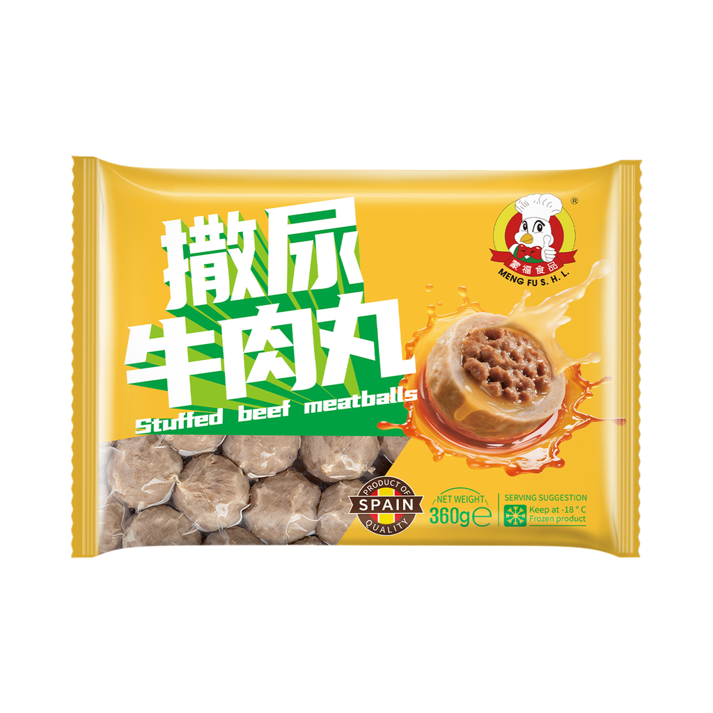 [200461/2B0045] ALBONDIGA RELLENA VACUNO CONGELADA *MENGFU* 蒙福冻撒尿牛肉丸 360g/16