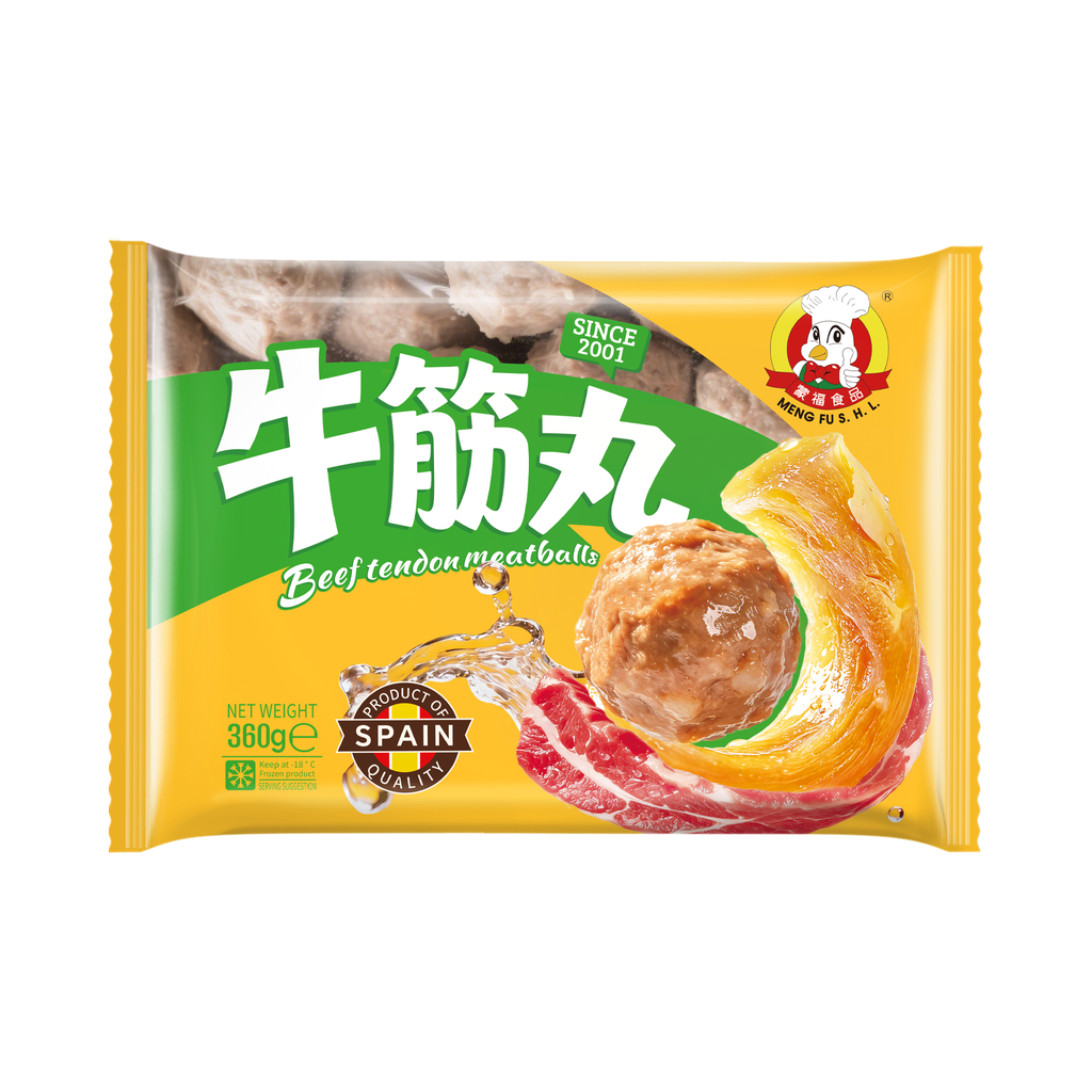 [200450/2A0090] ALBONDIGA TENDON VACUNO CONGELADA *MENGFU* 蒙福冻牛筋丸 360g/16