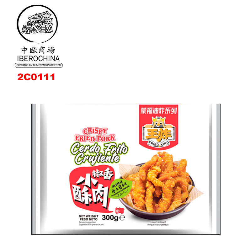TIRA CERDO CRUJIENTE CONGELADO *MENGFU* 蒙福冻小酥肉 300g/12
