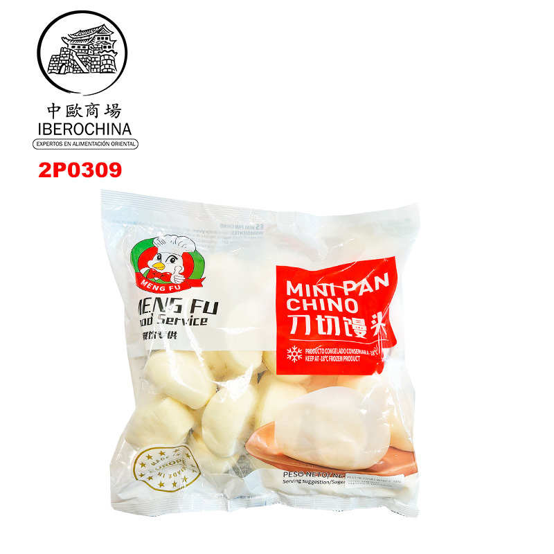 MINI PAN CHINO CONGELADO *MENGFU* 蒙福冻刀切馒头 700g/6