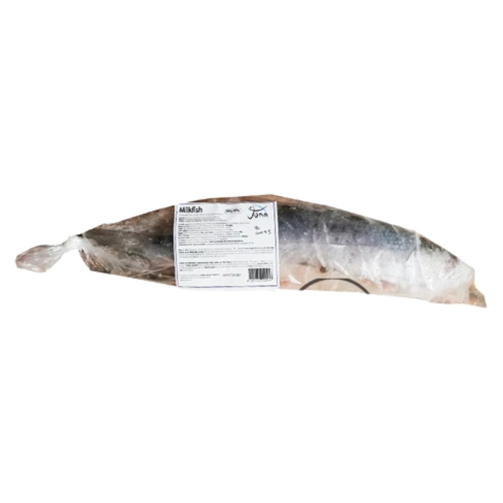 [200086] (VENTA POR KG) PESCADO SABALOTE (500-800g) *BANGUS* (按公斤销售)印尼凍牛奶魚
