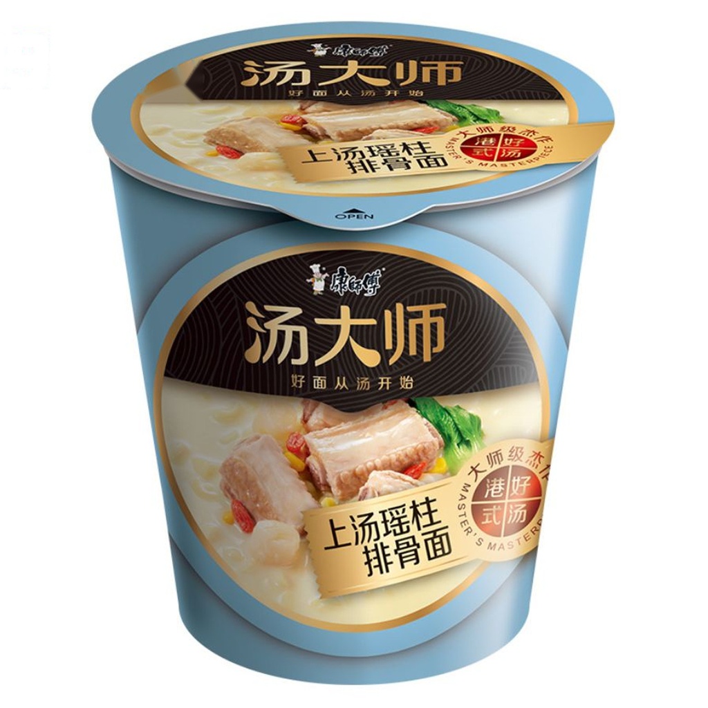 [500009] FIDEO COSTILLA *KANGSHIFU* 康师傅上汤瑶柱排骨面 80g/12