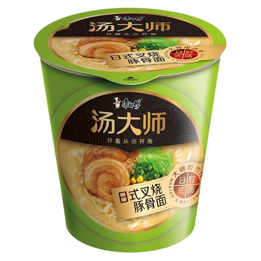 [500010] FIDEO TONKOTSU *KANGSHIFU* 康师傅日式叉烧豚骨面 81g/12
