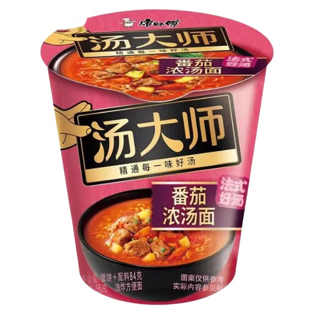 [500012] FIDEO TOMATE *KANGSHIFU* 康师傅番茄浓汤杯面 84g/12
