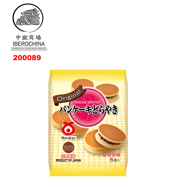 [200089] DORAYAKI ORIGINAL *MARUKYO* 铜锣烧原味 310g/12