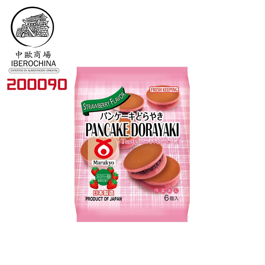 [200090] DORAYAKI FRESA *MARUKYO* 铜锣烧草莓味 310g/12