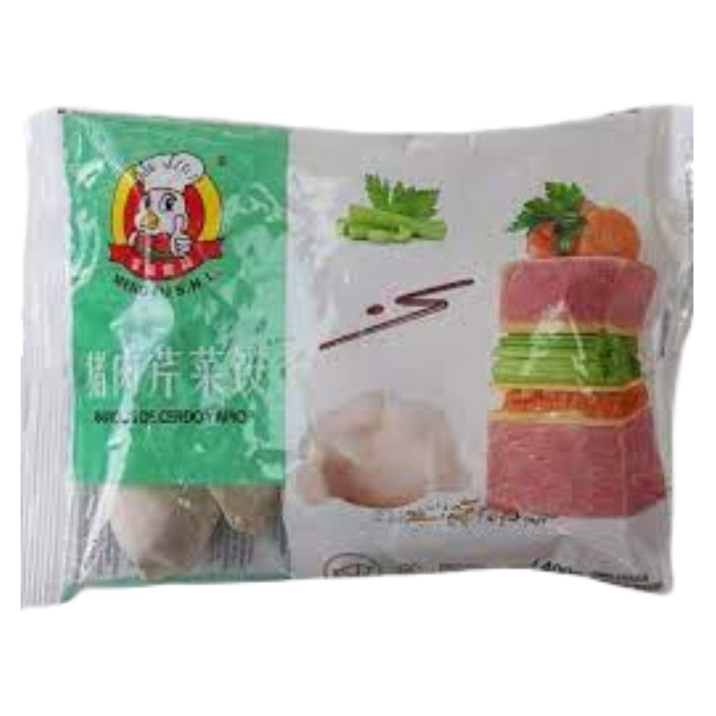[200095] RAVIOLI CERDO APIO CONGELADO *MENGFU* 蒙福冻猪肉芹菜饺 400g/12