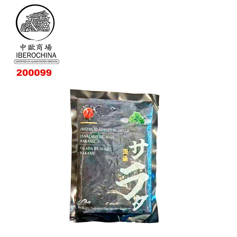 ENSALADA ALGA WAKAME CONGELADA *SUSHI KING* 寿司王冻海藻沙拉 250g/40