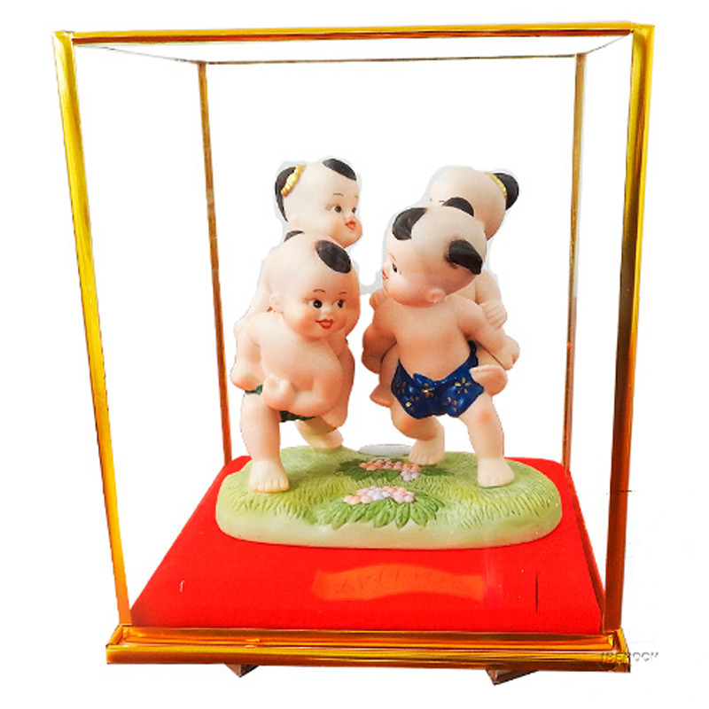 [772714/PA1170] JUEGO MUNECA   泰蓝瓷娃娃塑料盒组 8u