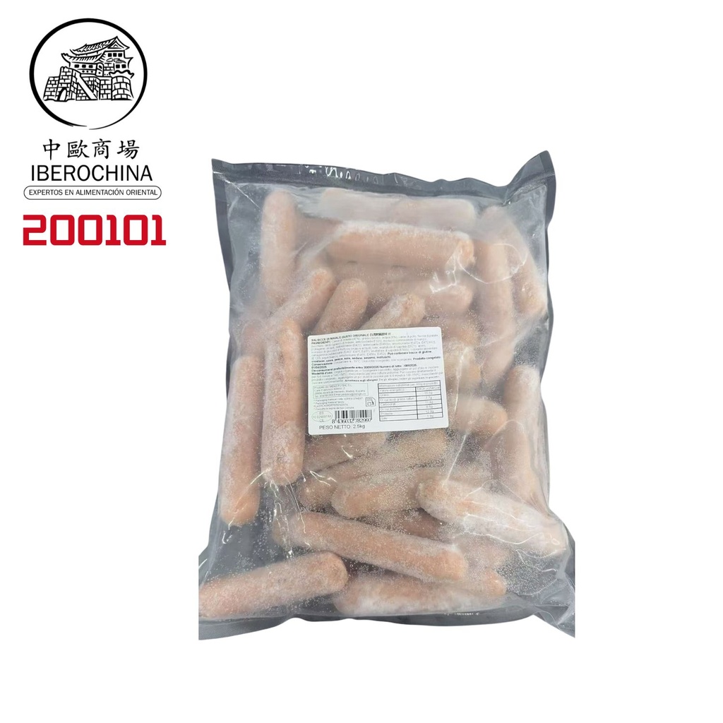 SALCHICHA TAIWAN ORIGINAL CONGELADA *MENGFU* 蒙福冻台湾原味烤肠 2,5kg/4