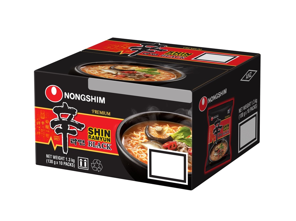 NOODLE SHIN BLACK *NONGSHIM* 农心浓汤辛拉面130g/10u/1