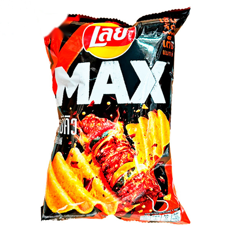 [500067] CHIPS PATATA SABOR BBQ Y PIMIENTO AHUMADO *LAYS* 乐事薯片 烟熏辣椒 烧烤味 44g/24
