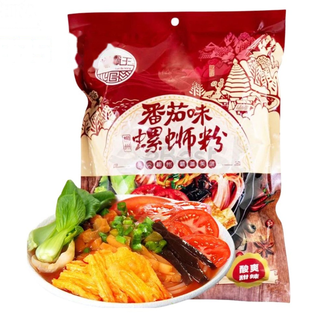 FIDEO ARROZ TOMATE *NO WANG* 螺霸王 柳州螺蛳粉番茄味 306g/25