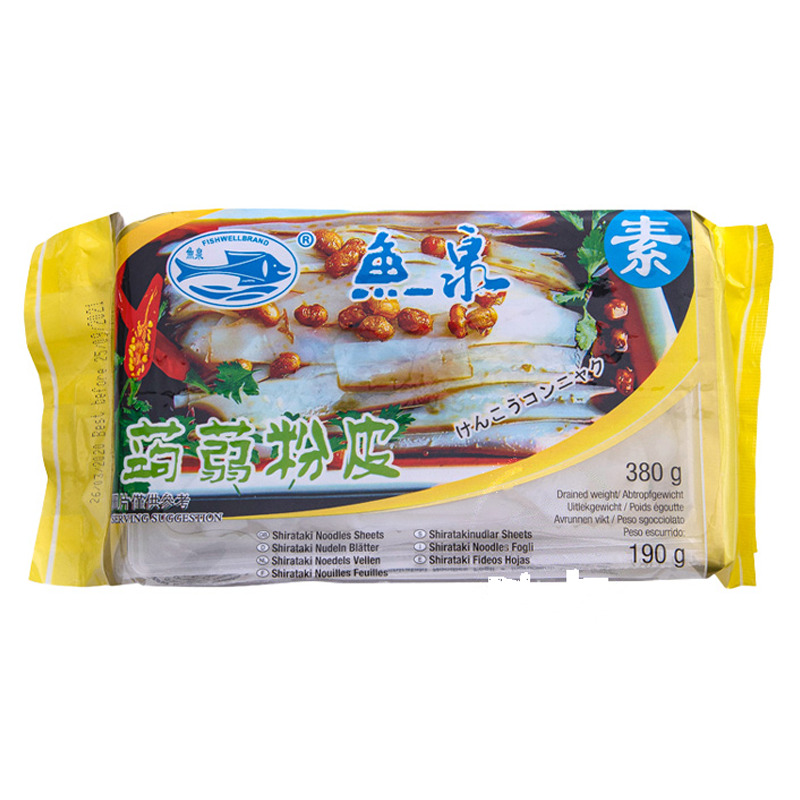 FIDEO KONJAC *FISHWELL* 鱼泉魔芋粉皮 380g/20