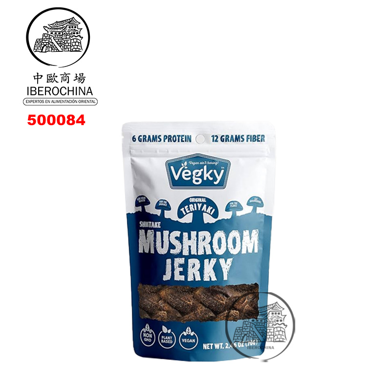 JERKY VEGANO SABOR TERIYAKI *VEGKY* 素牛肉干 照烧味 70g/24