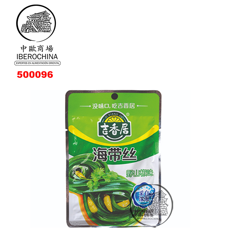 ALGA PICANTE DE PIMIENTO VERDE *JXJ* 吉香居野山椒海带丝 88g/50