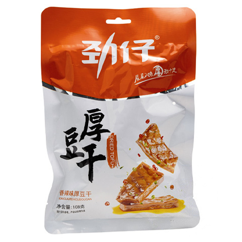 [500097] TOFU SECO PICANTE *JINZAI* 劲仔厚豆干 香辣味 108g/40