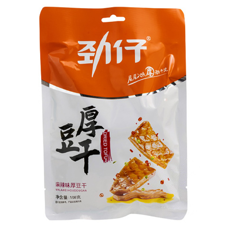 [500098] TOFU SECO PICANTE SICHUAN *JINZAI* 劲仔厚豆干 麻辣味 108g/40
