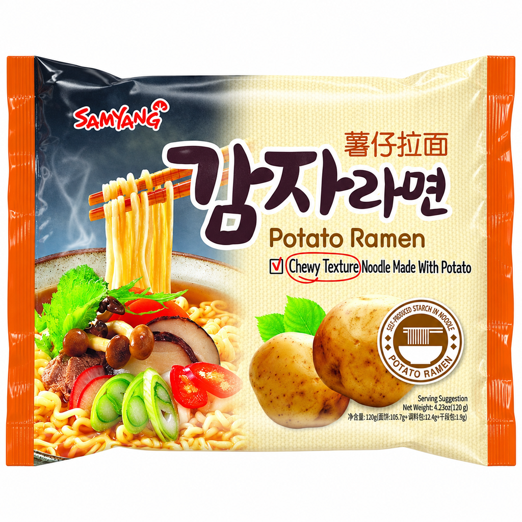 [500124] RAMEN PATATA *SAMYANG* 三养土豆拉面 120g/40
