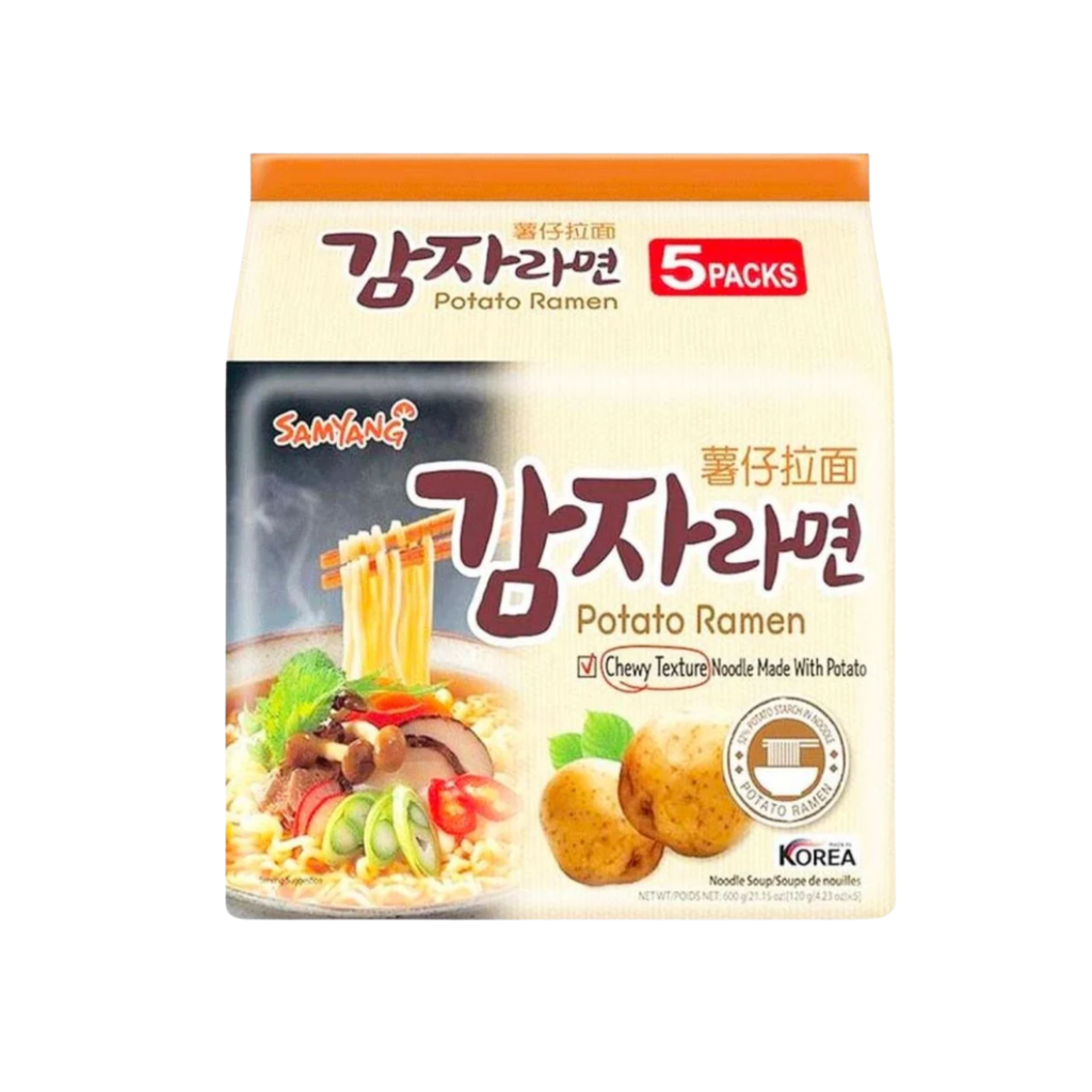 RAMEN PATATA 5-PACK *SAMYANG* 三养土豆拉面五连包 120g/5u/8