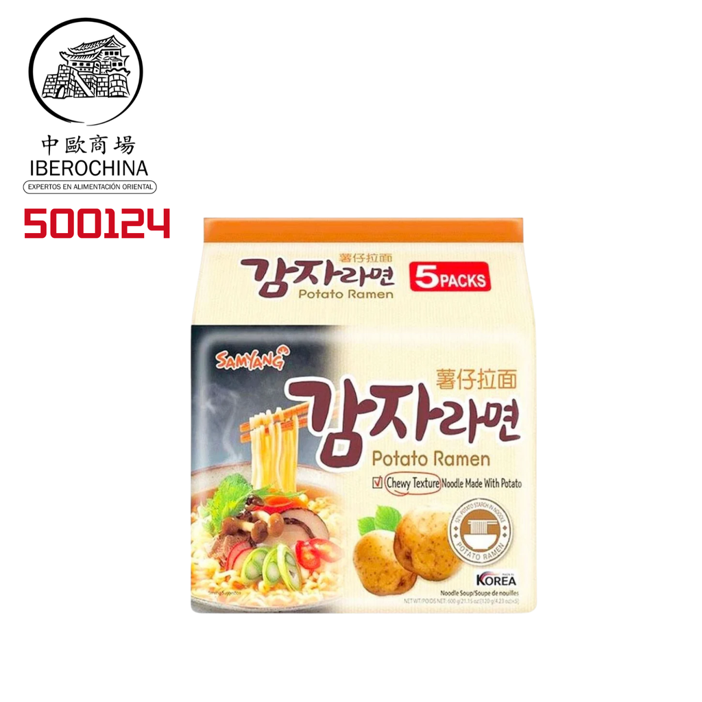 RAMEN PATATA 5-PACK *SAMYANG* 三养土豆拉面五连包 120g/5u/8