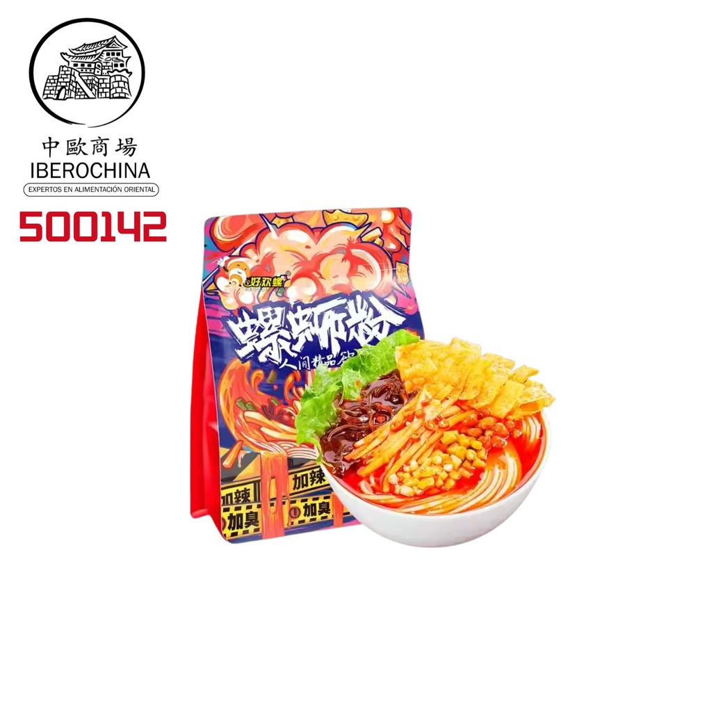 FIDEO ARROZ PICANTE *HAOHUANLUO* 好欢螺螺蛳粉加辣加臭 375g/18