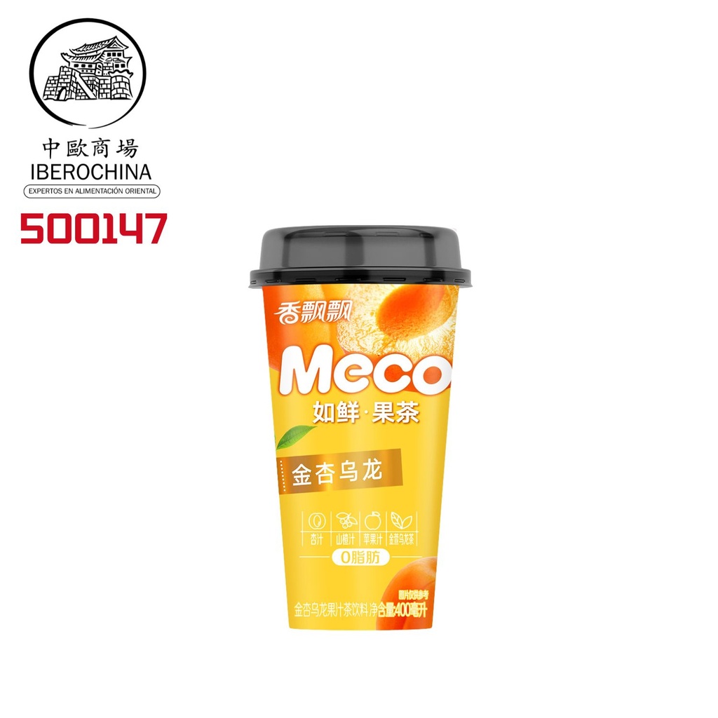 BEBIDA TE OOLONG *MECO* 香飘飘蜜谷果汁金杏乌龙 400ml/15