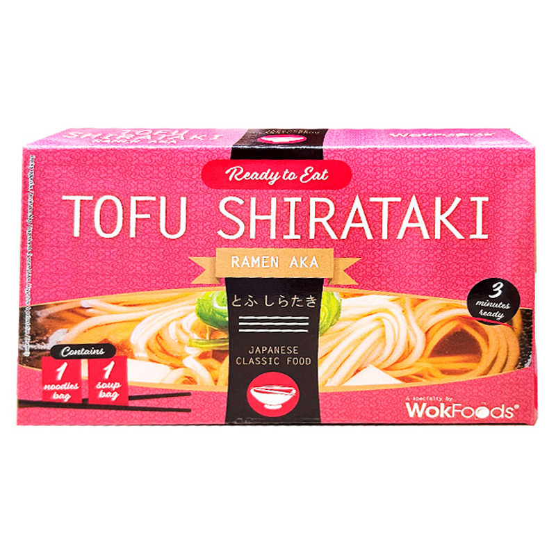 [502437/5R0121] RAMEN AKA TOFU SHIRATAKI *WOK FOODS* 拉面豆腐白玉红味噌 160g/12