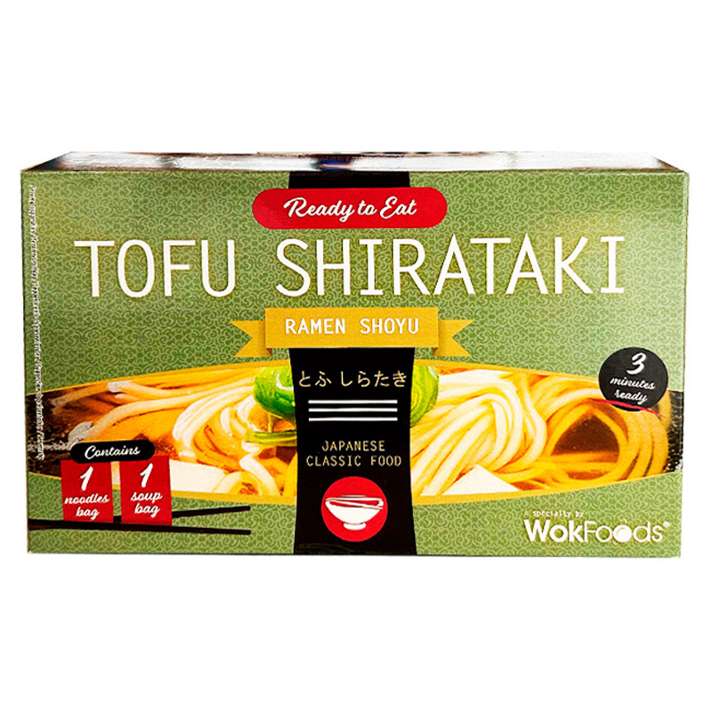 [502442/5R0120] RAMEN SHOYU TOFU SHIRATAKI *WOK FOODS* 豆腐拉面（酱油味） 160g/12