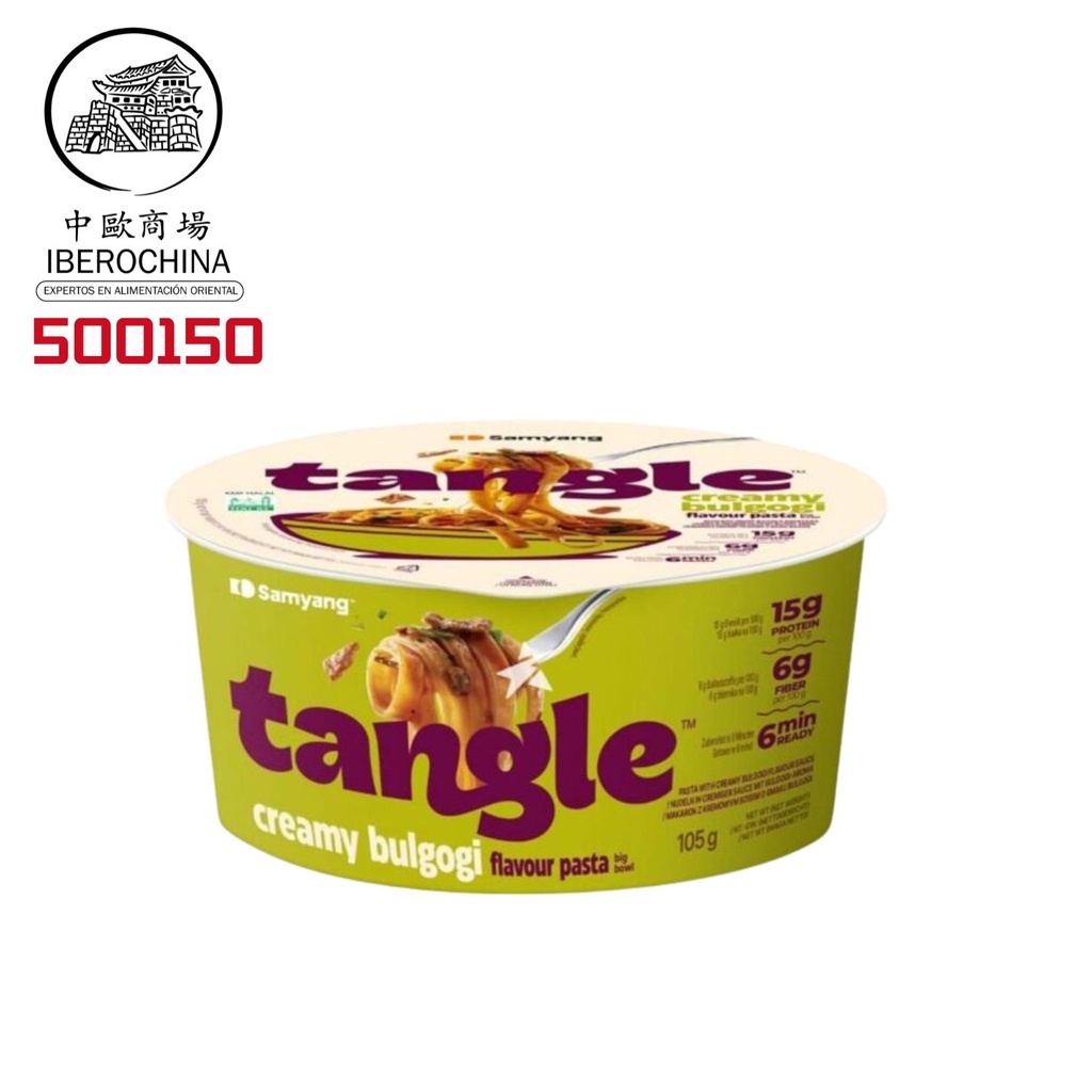 RAMEN BOWL TANGLE BULGOGI *SAMYANG* 三养TANGLE烤肉碗装拉面 105g/6