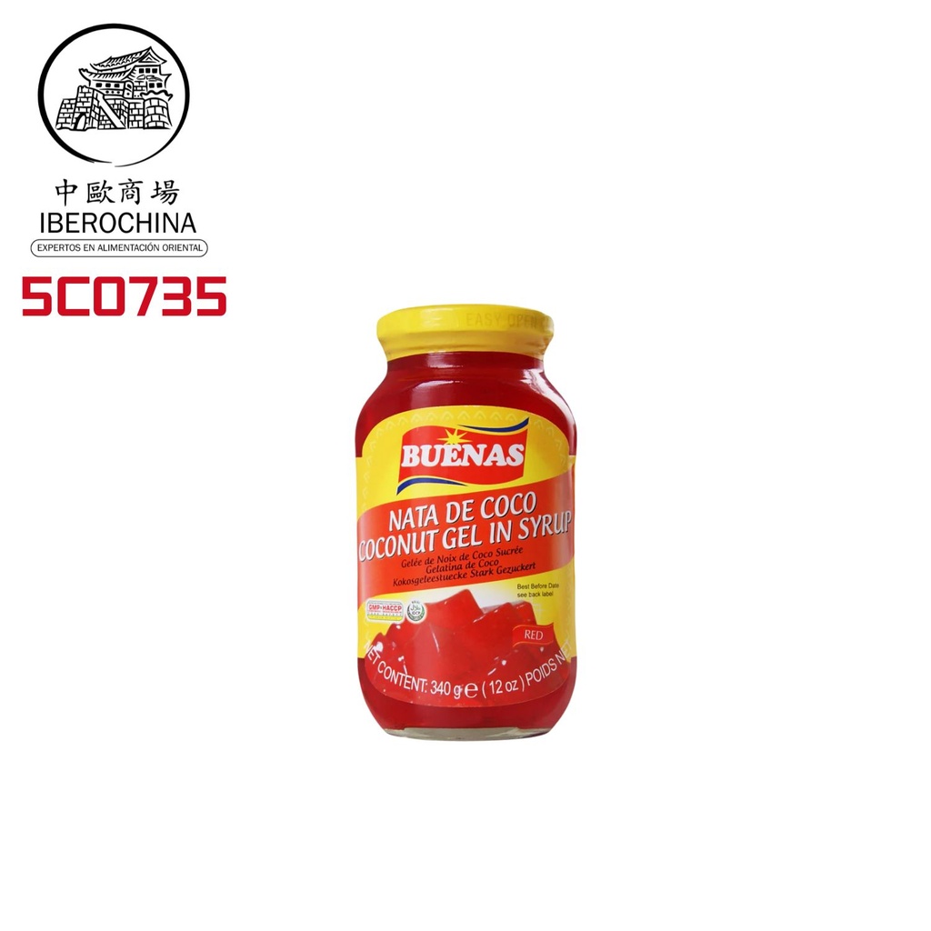 CONFITURA NATA COCO(ROJO) *BUENAS*菲(紅色)涼粉340G/24