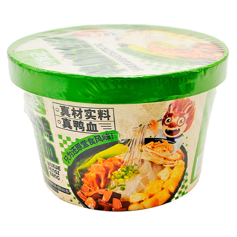 [500226] SOPA CON SABOR DE PATO Y FIDEO *SCJ* 食城记鸭血粉丝汤 156g/12