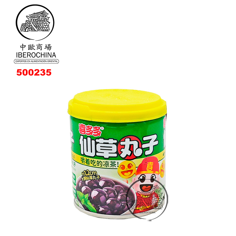 BEBIDA GELATINA DE HIERBA CON BOLITAS DULCES *XDD* 喜多多仙草丸子 200g/10