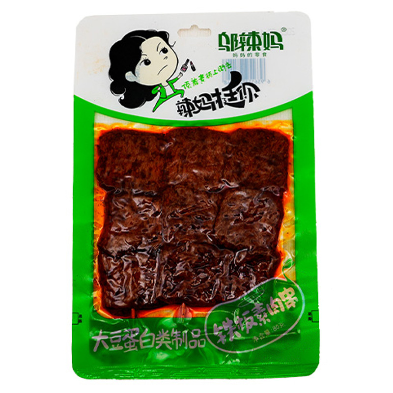 [500178] PINCHOS DE BROCHETAS DE CARNE VEGETAL 邬辣妈铁板素肉串 80g/80