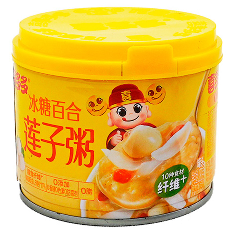 [500238] ARROZ DULCE CON LIRIO Y SEMILLAS DE LOTO *XDD* 喜多多冰糖百合莲子粥 280g/12