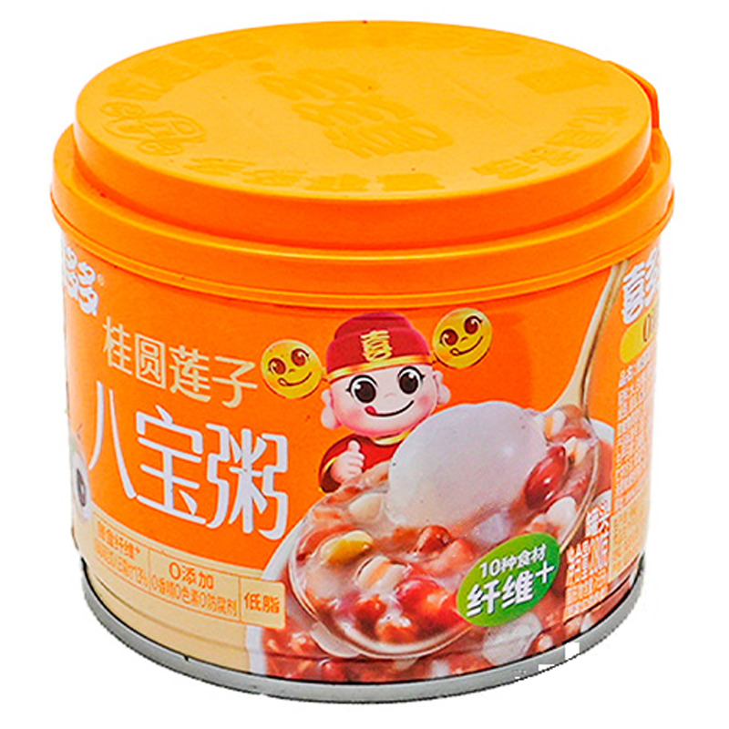 [500239] ARROZ DULCE CON LONGAN Y SEMILLAS DE LOTO *XDD* 喜多多桂圆莲子八宝粥 280g/12