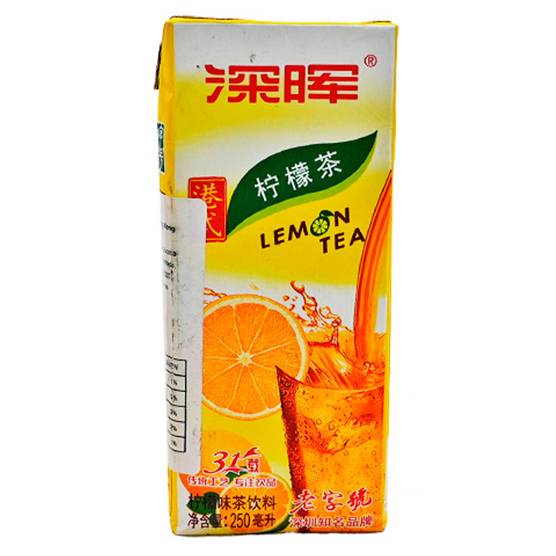 [500250] BEBIDA TÉ LIMON AL ESTILO HONGKONES *SHENHUI* 深晖港式柠檬茶 250ml/24