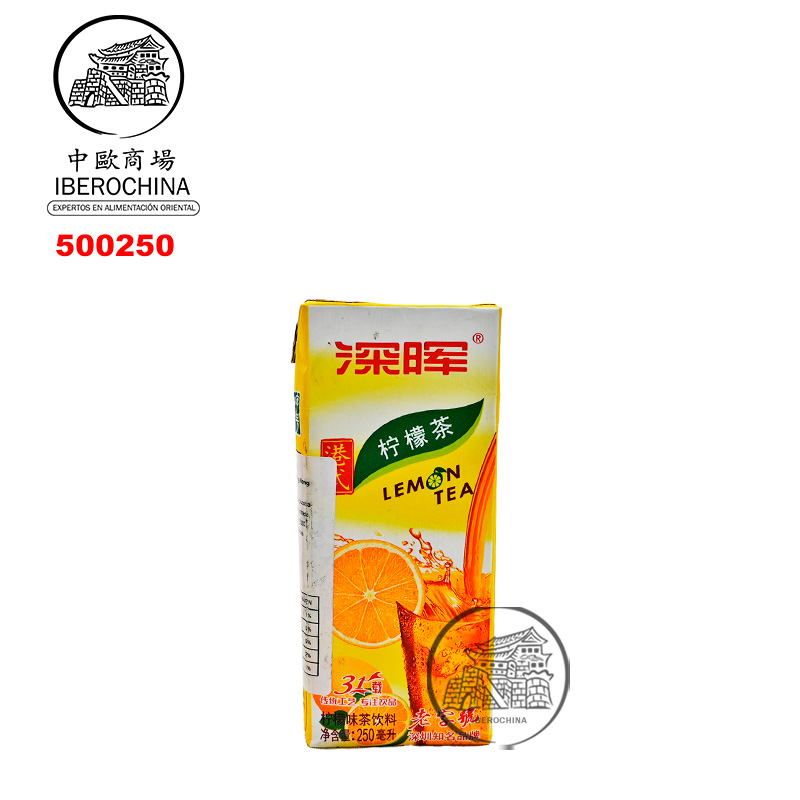 BEBIDA TÉ LIMON AL ESTILO HONGKONES *SHENHUI* 深晖港式柠檬茶 250ml/24