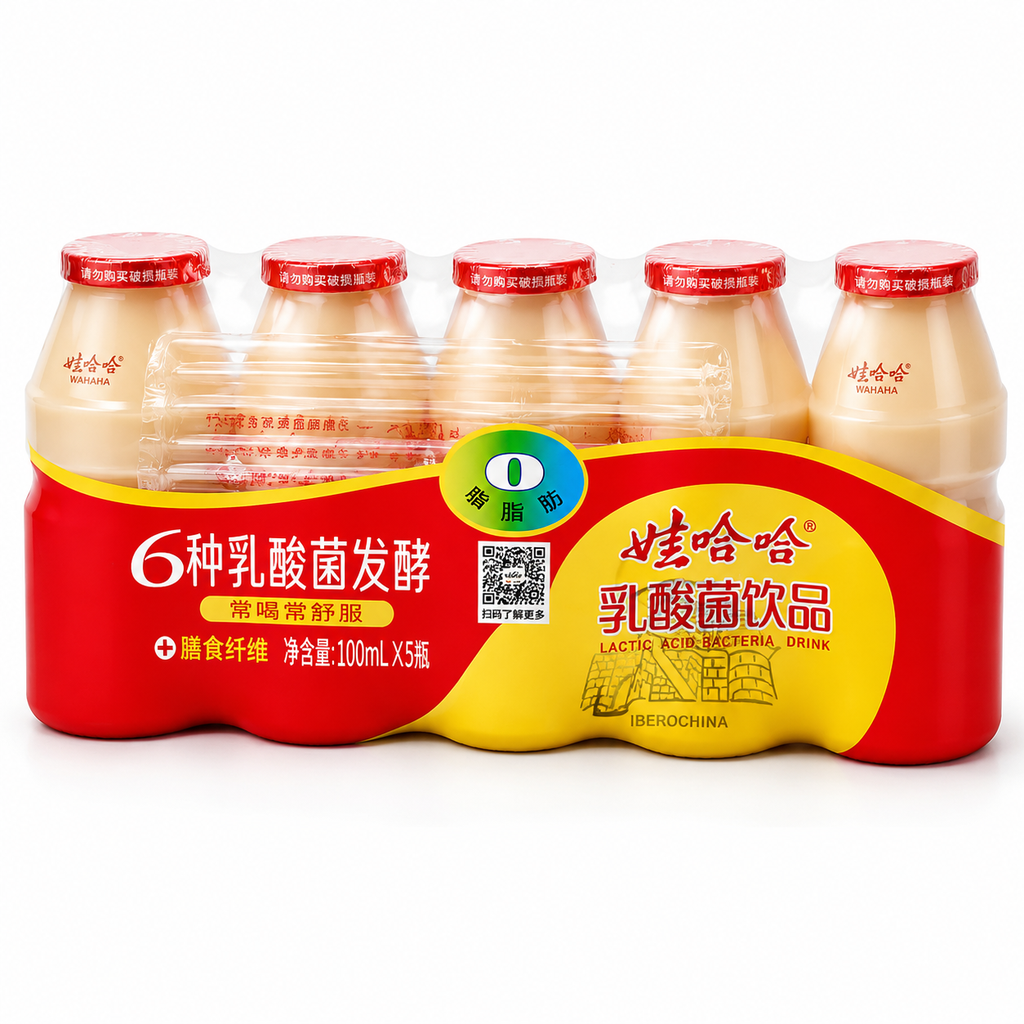 [500253] BEBIDA LÁCTEA *WAHAHA* 娃哈哈乳酸菌 100ml/5u/8