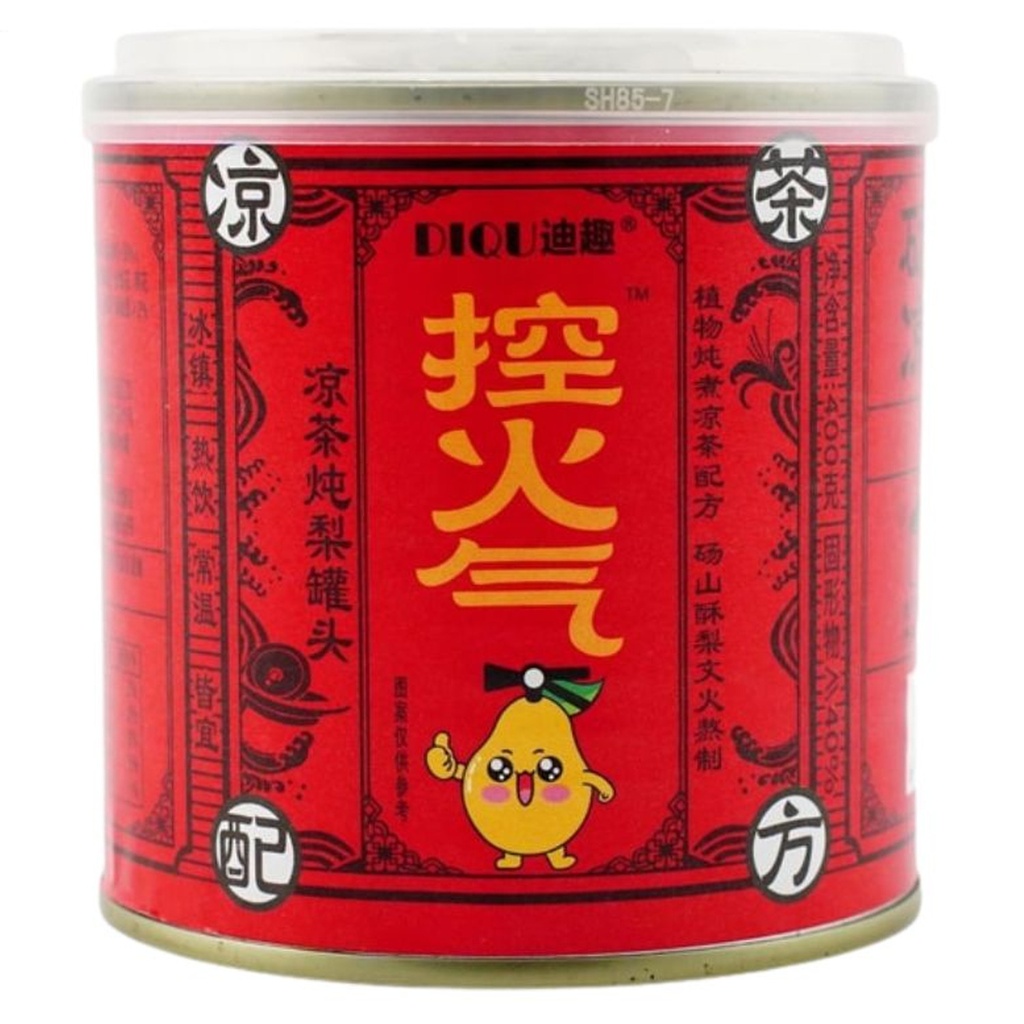 [500254] BEBIDA TÉ DE HIERBA CON PERA *DIQU* 迪趣控火气凉茶炖梨 400g/12