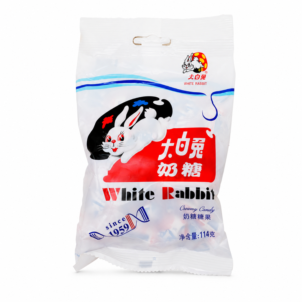 BOLSA CARAMELOS DE LECHE *WHITE RABBIT* 大白兔奶糖 108g/96