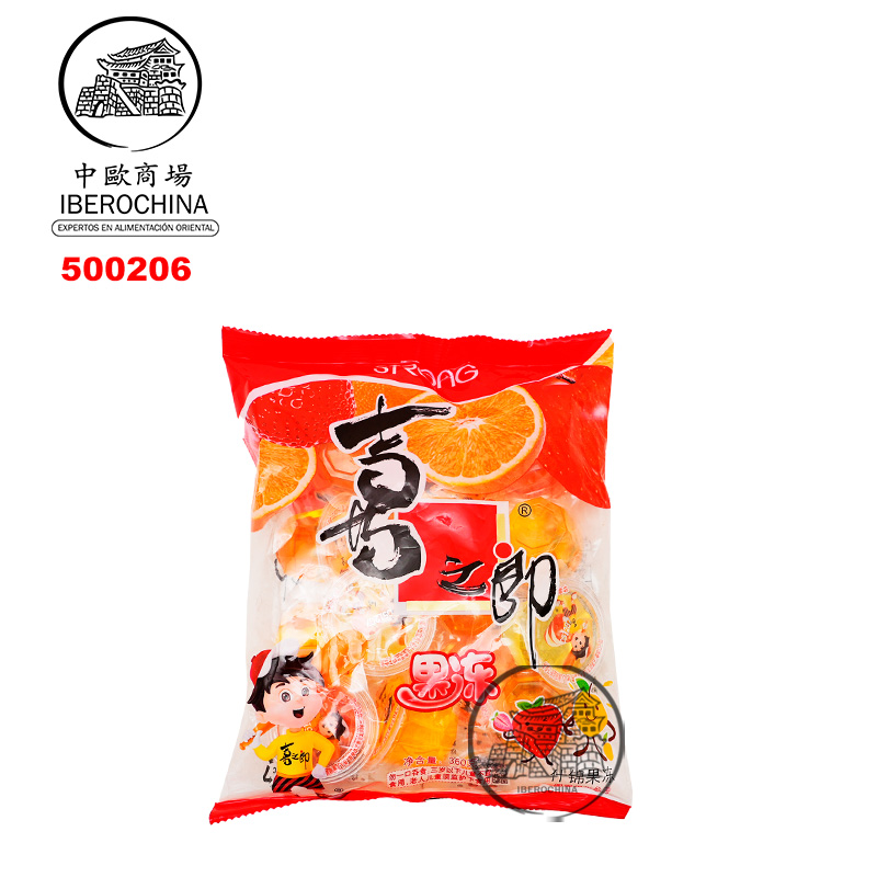 [500206] JELLY DE FRUTAS *XIZHILANG* 喜之郎什锦果冻 360g/16
