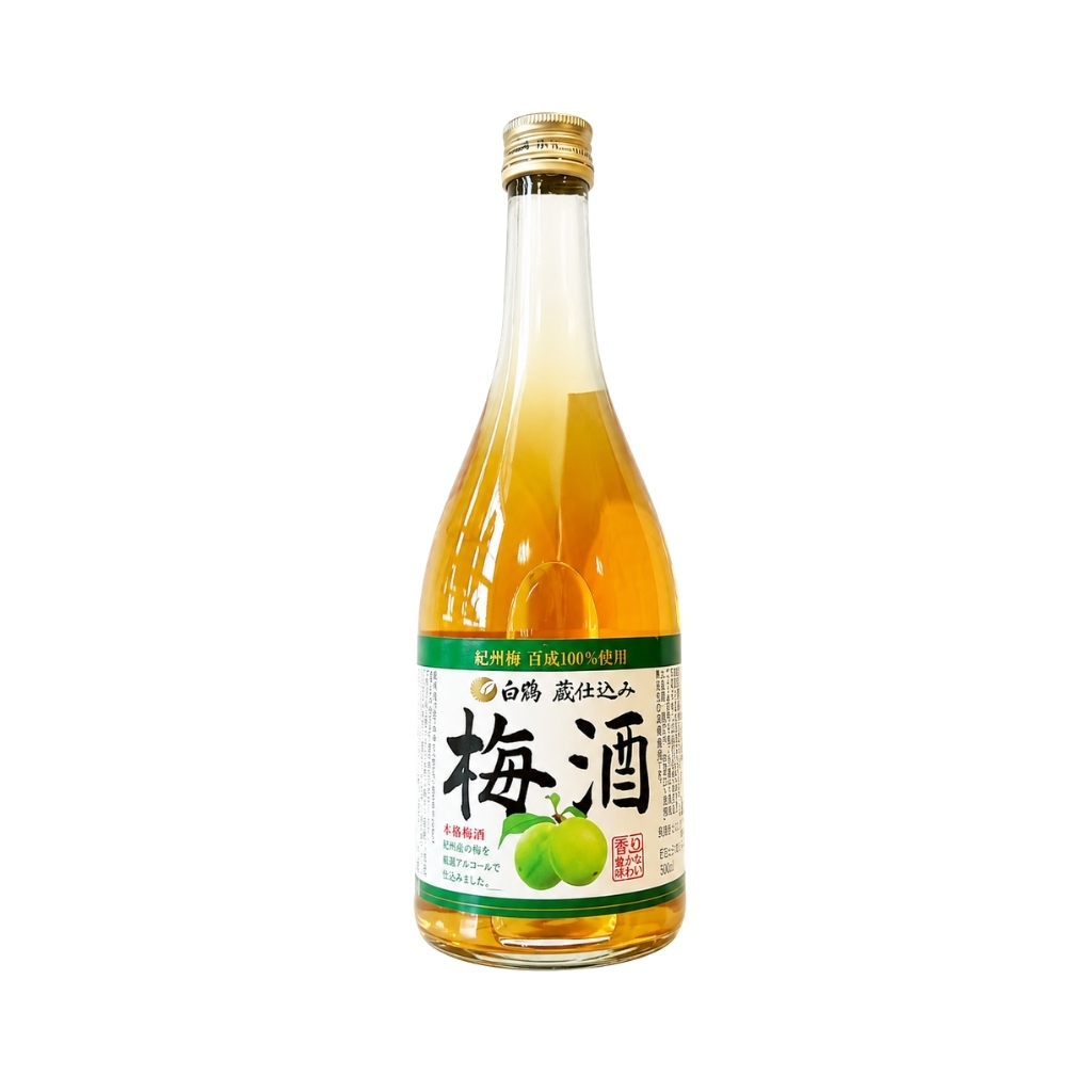 SAKE (13,5%) CIRUELA *HAKUTSURU* 白鹤梅子味清酒 500ml/6