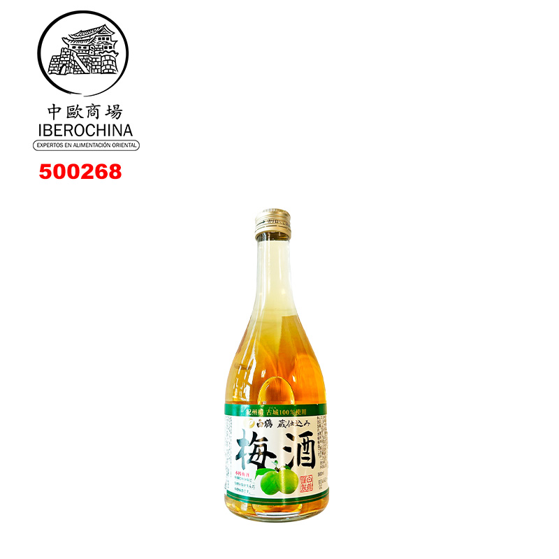 SAKE (13,5%) CIRUELA *HAKUTSURU* 白鹤梅子味清酒 500ml/6