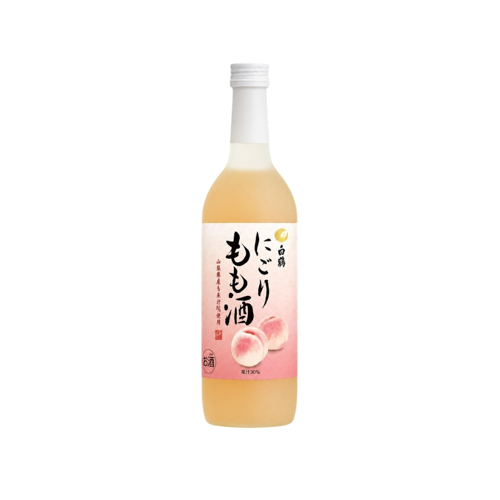 SAKE (5,5%) NIGORI MELOCOTON *HAKUTSURU* 白鹤桃子味浊酒 700ml/6