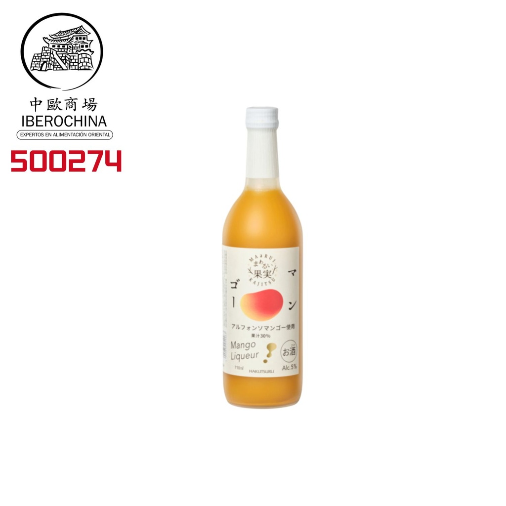 SAKE MANGO MARUI (5.5%) *HAKUTSURU* 720ML/12